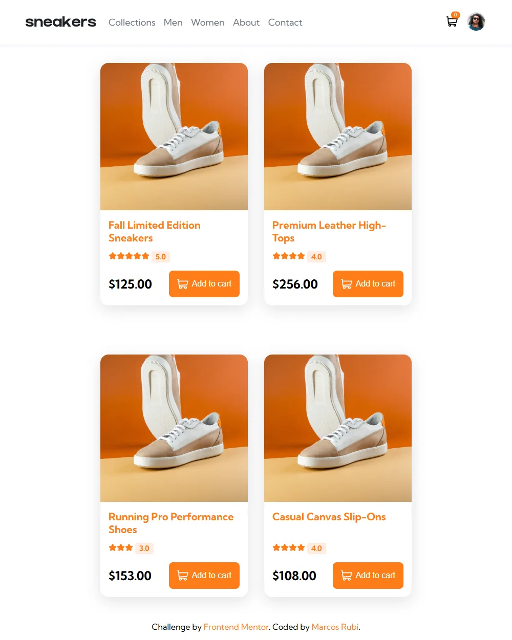 Captura de E-commerce Product Page