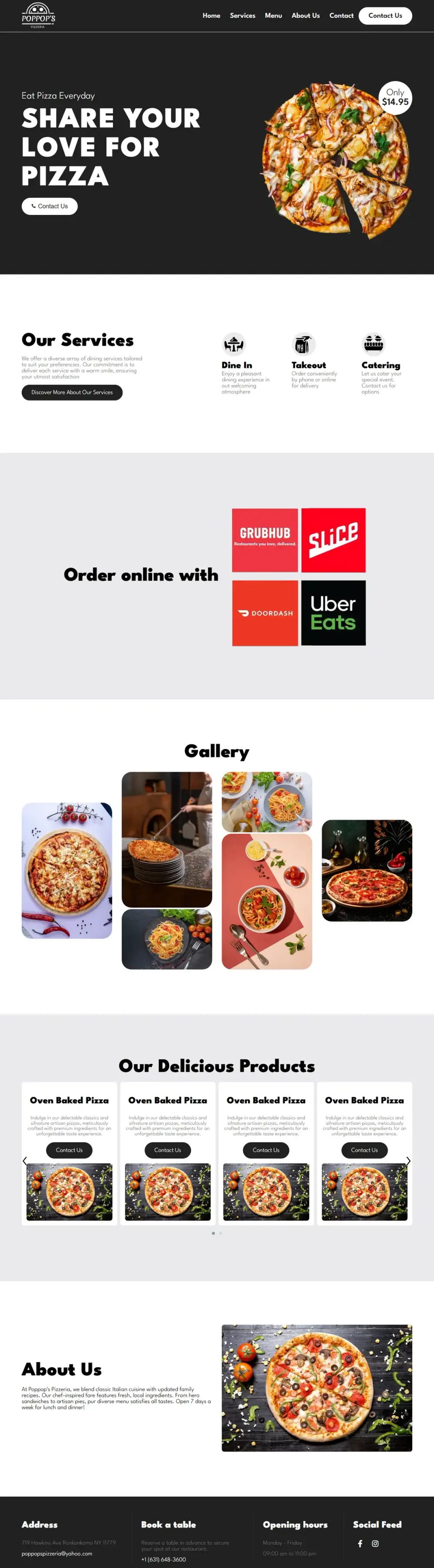 Captura de Poppo's Pizzeria